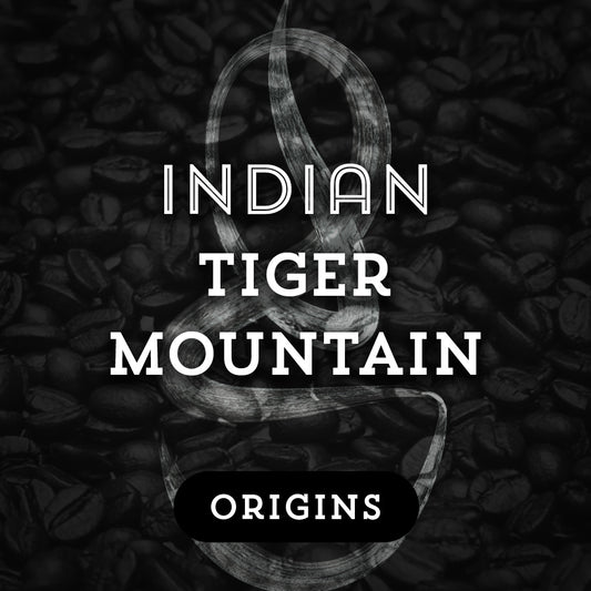 Indian Tiger Mountain - Premium Coffee from $17.50. Shop now at Grind Roast Masters