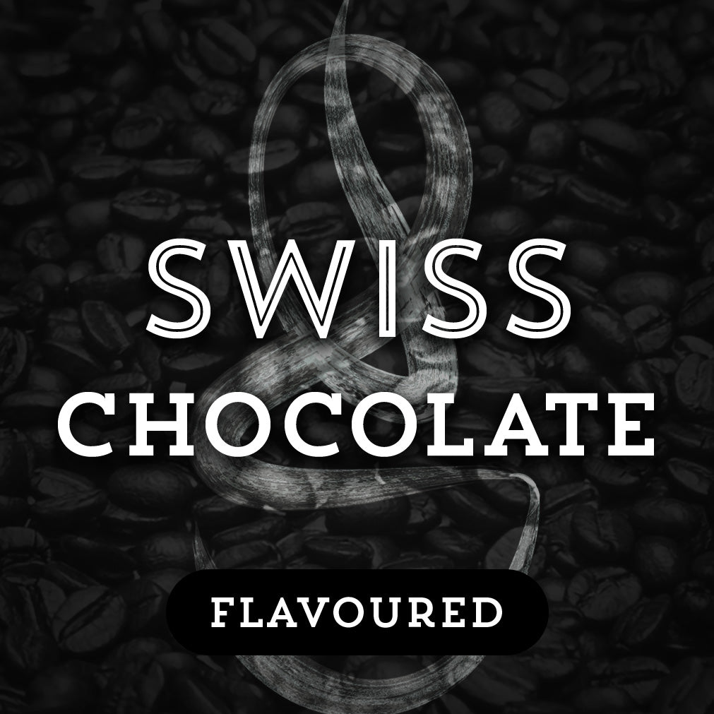 Swiss Chocolate - Premium Coffee from $19.50. Shop now at Grind Roast Masters