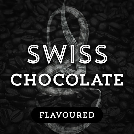 Swiss Chocolate - Premium Coffee from $19.50. Shop now at Grind Roast Masters