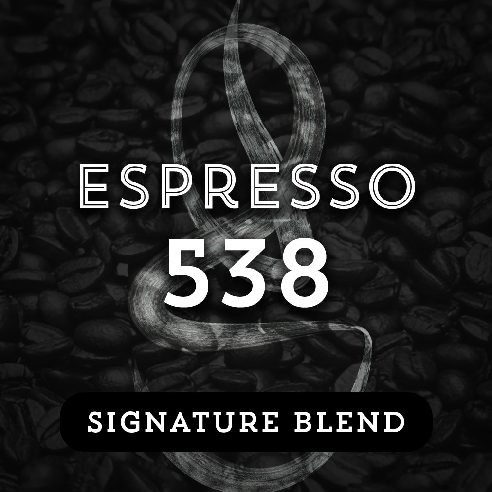 Espresso 538 - Premium Coffee from $18.50. Shop now at Grind Roast Masters