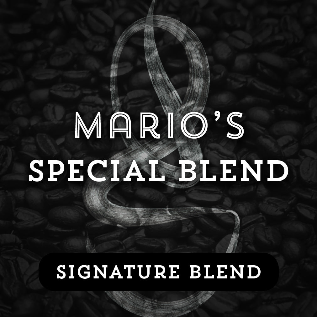 Mario's Special Blend - Premium Coffee from $17. Shop now at Grind Roast Masters
