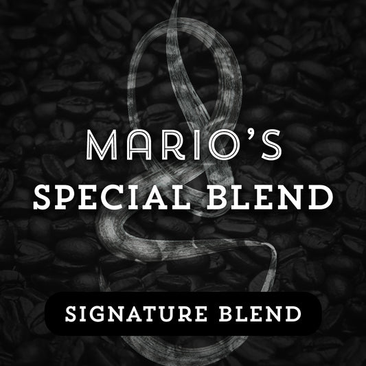 Mario's Special Blend - Premium Coffee from $17. Shop now at Grind Roast Masters