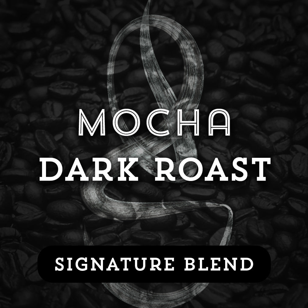 Mocha Dark Roast - Premium Coffee from $16.50. Shop now at Grind Roast Masters