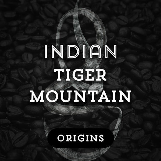Indian Tiger Mountain - Premium Coffee from $16. Shop now at Grind Roast Masters