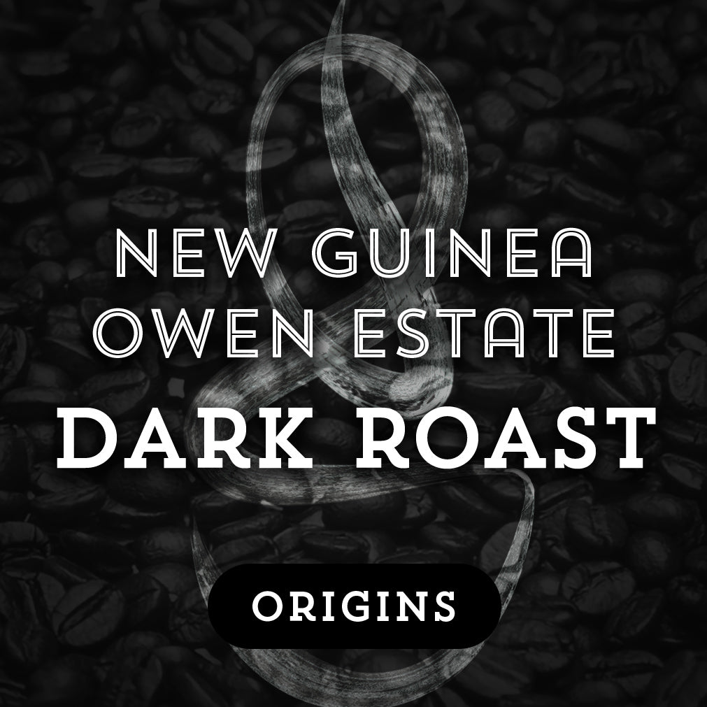 New Guinea Owen Estate Dark Roast - Premium Coffee from $16. Shop now at Grind Roast Masters