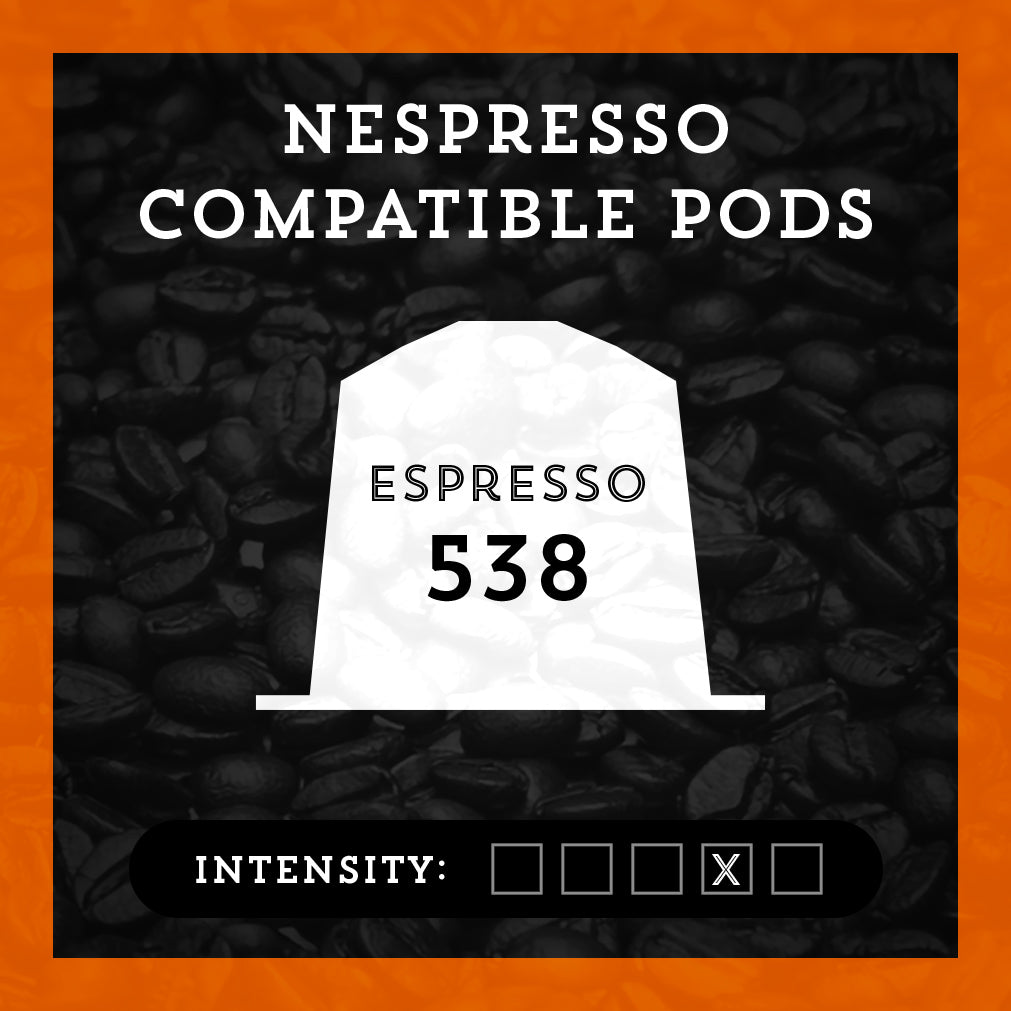 Espresso 538 - Premium Coffee from $14.00. Shop now at Grind Roast Masters