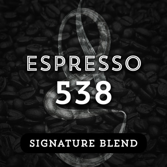 Espresso 538 - Premium Coffee from $16.00. Shop now at Grind Roast Masters