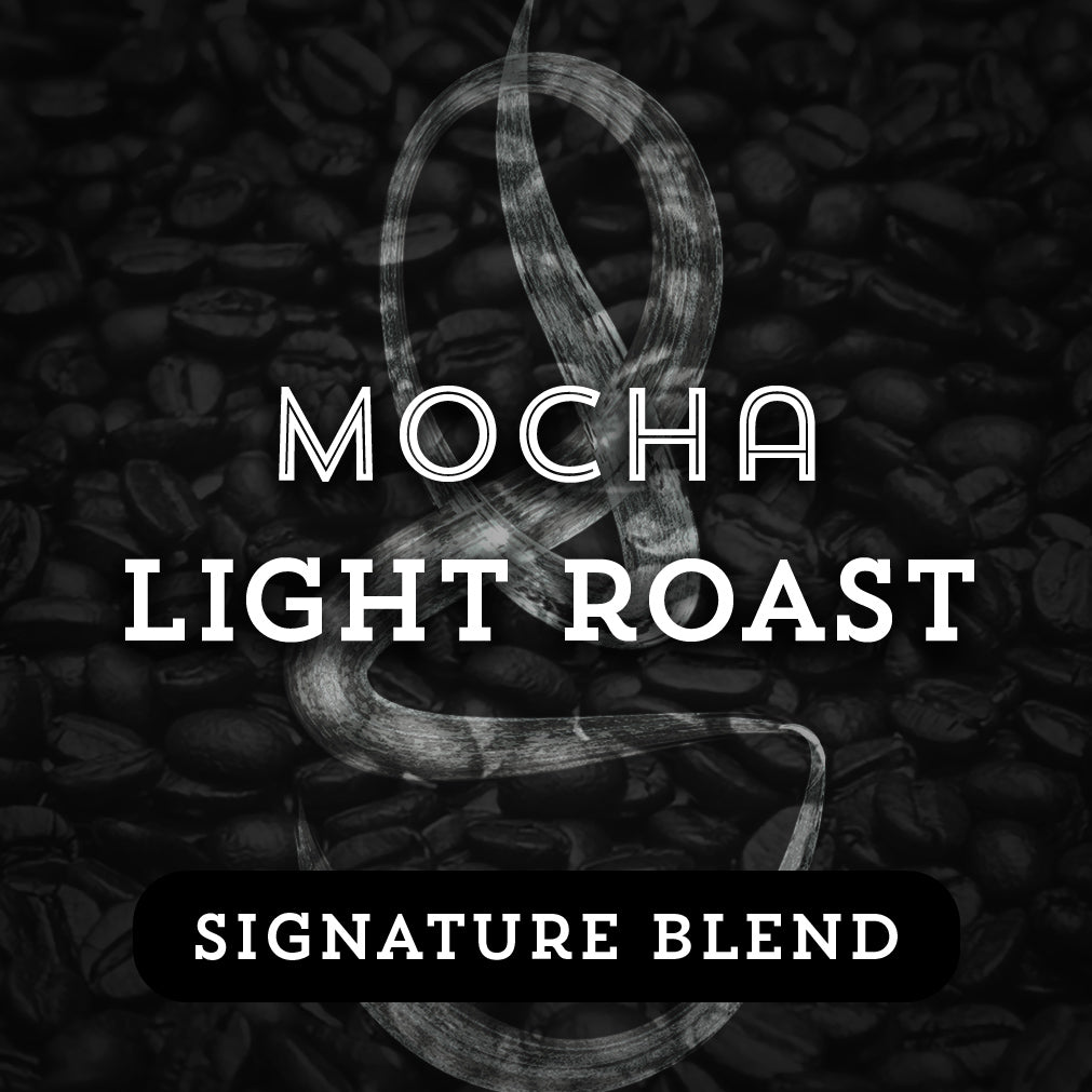 Mocha Light Roast - Premium Coffee from $15.00. Shop now at Grind Roast Masters